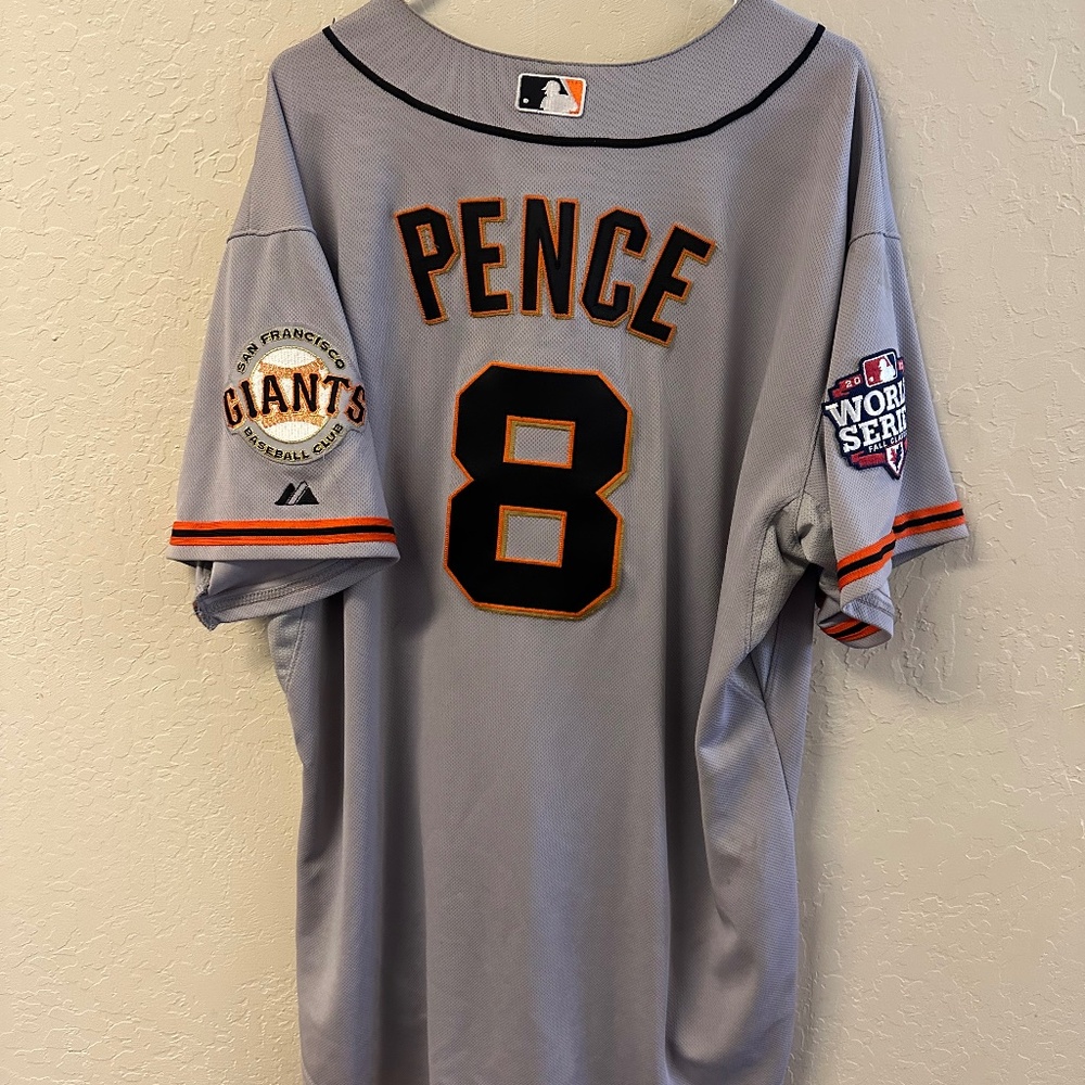 San Francisco Giants Authentic World Series Jersey 2012, Hunter Pence size 52